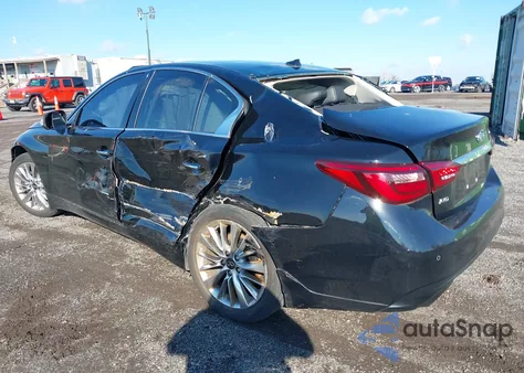 2021 Infiniti Q50 Luxe Awd из США, поврежденный, VIN JN1EV7BR0MM754366